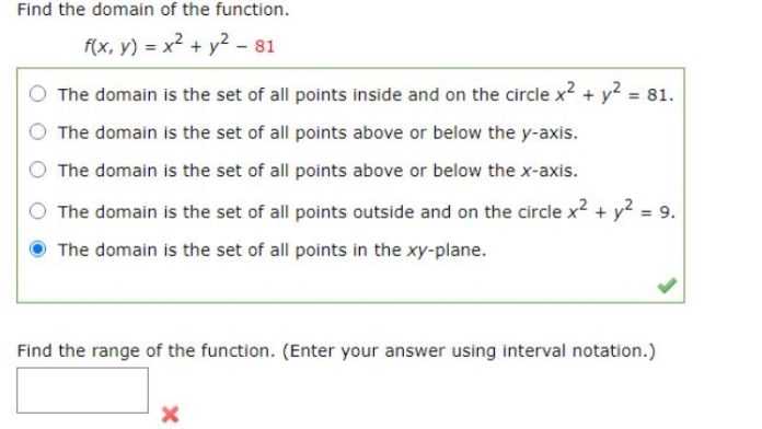 Which Description Best Explains the Domain of (g Circle F) (x) (2)