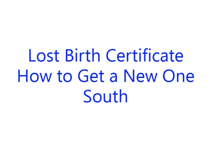 Accessing HOW TO REPLACE A LOST BIRTH CERTIFICATE IN SOUTH AFRICA ...